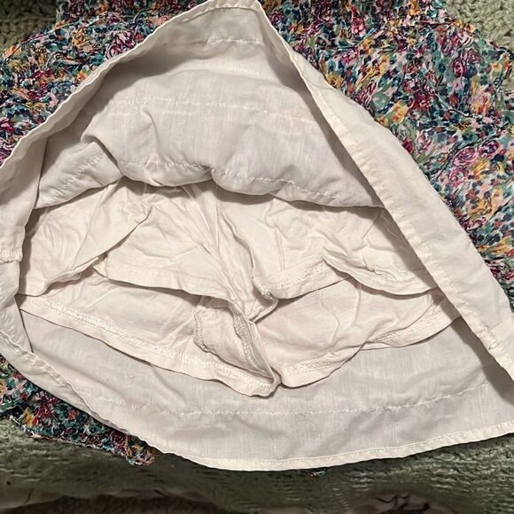 Arizona Jeans Co Girl's Multicolor Layered Floral Ruffle Skort Skirt - Picture 7 of 7